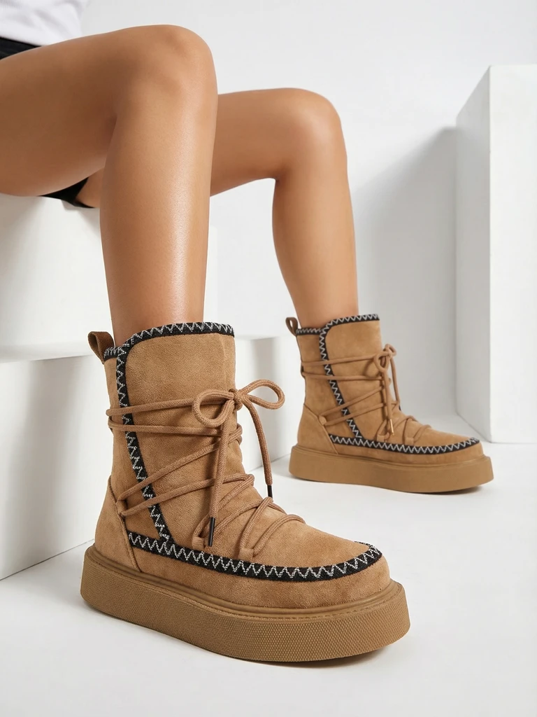 Royalfashion Женски терлици с връзки Siozi