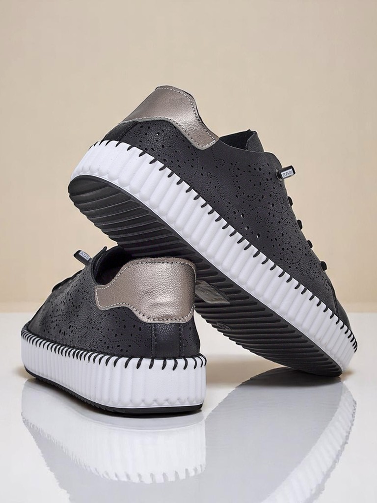 Royalfashion Дамски ажурни сникърси Luna Lace