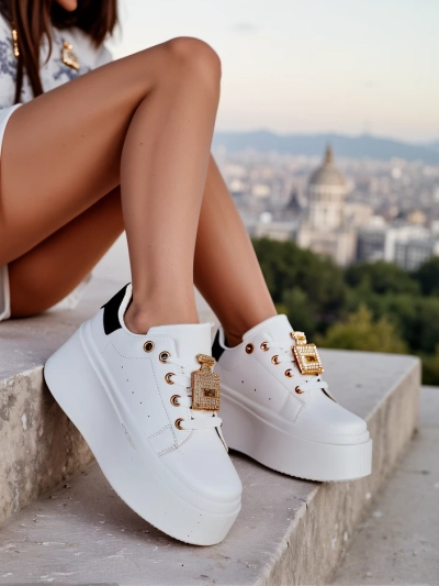 Royalfashion Дамски спортни маратонки на платформа Oviger