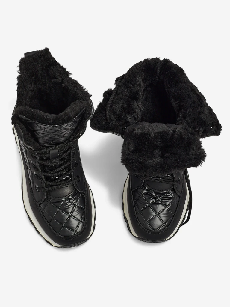 Дамски ботуши тип снегоходки Rimea с капитониран ефект