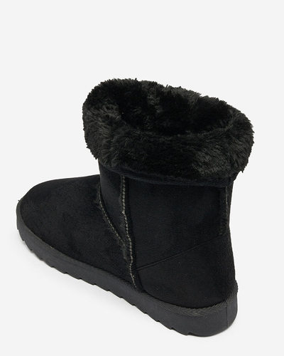 Royalfashion Черни ботуши a'la snow boots за жени Leaner