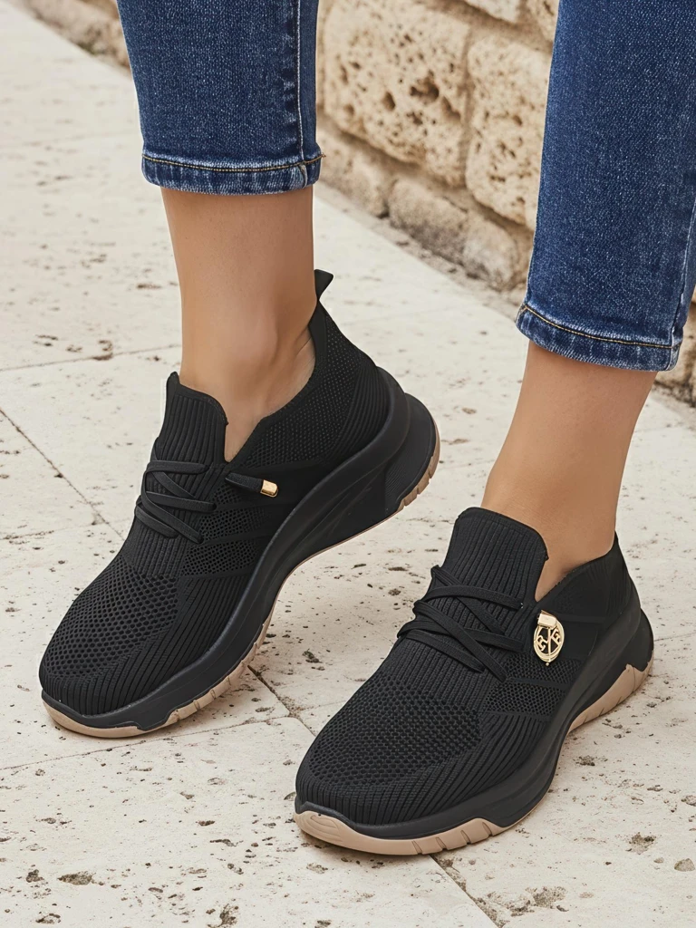 Royalfashion Slip-on дамски спортни обувки от плат Teletta