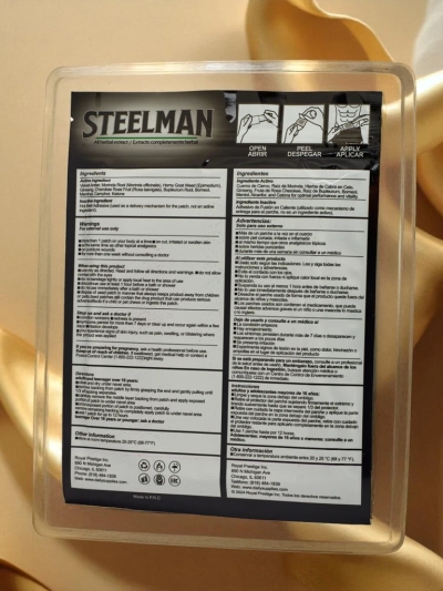 Натурален пластир за повишаване на потентността при мъжете