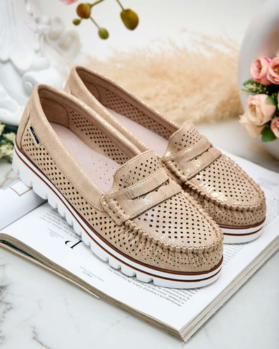 Royalfashion Ажурни дамски мокасини Leteller