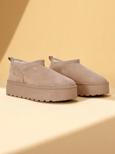 Royalfashion Дамски къси ботуши a'la snow boots Ozozi