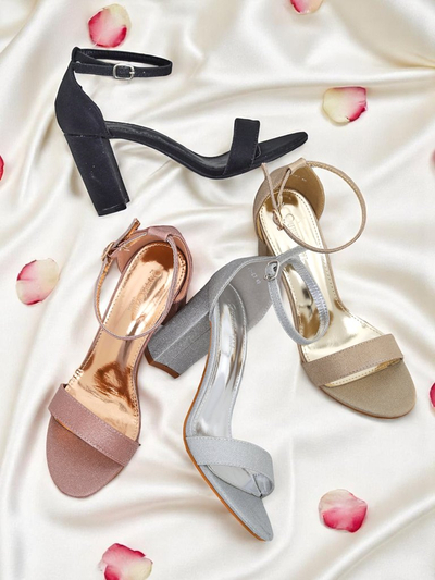 Royalfashion Лъскави дамски сандали Stella Glam