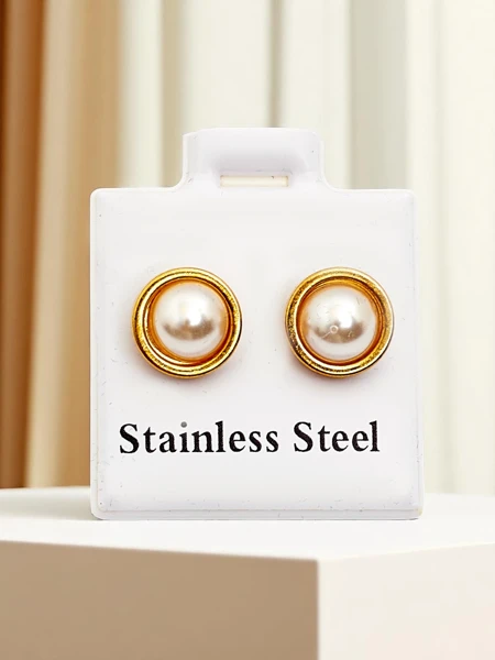 Royalfashion Дамски халки с перли