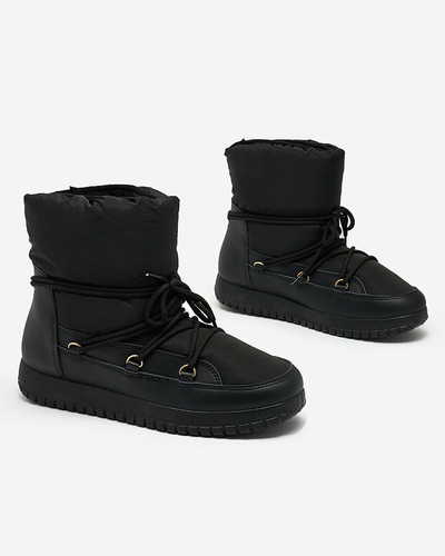 Royalfashion Дамски ботуши за сняг с приплъзване в черен цвят Iredas