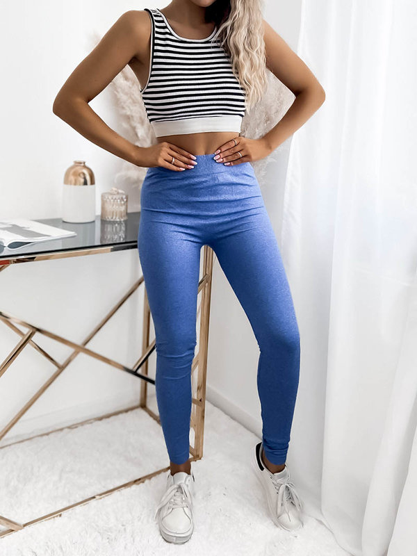 Дамски клинове в синьо- Облекло