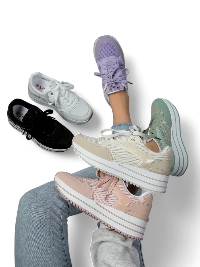 Royalfashion дамски платформи спортни маратонки Revided