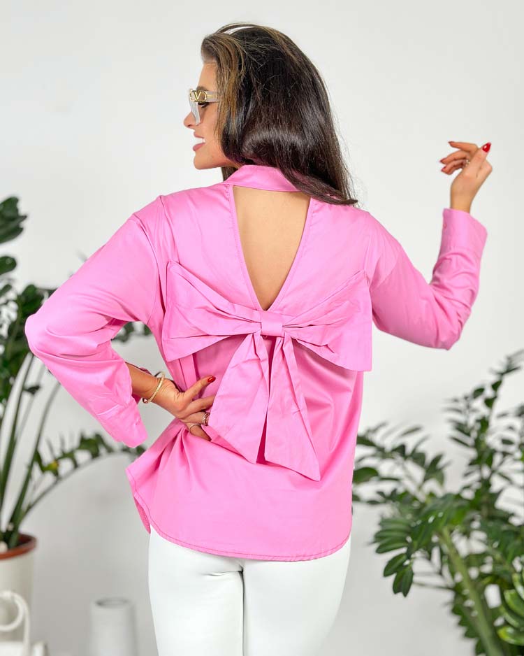 Royalfashion Дамска риза с панделка