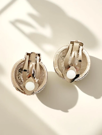 Royalfashion Дамски обеци-клипс с цирконий