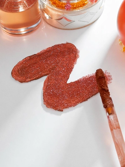 Блясък с брокат и безцветен гланц 2в1 Soft Blush