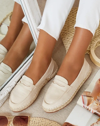 Royalfashion Дамски мокасини от велур eko Monum