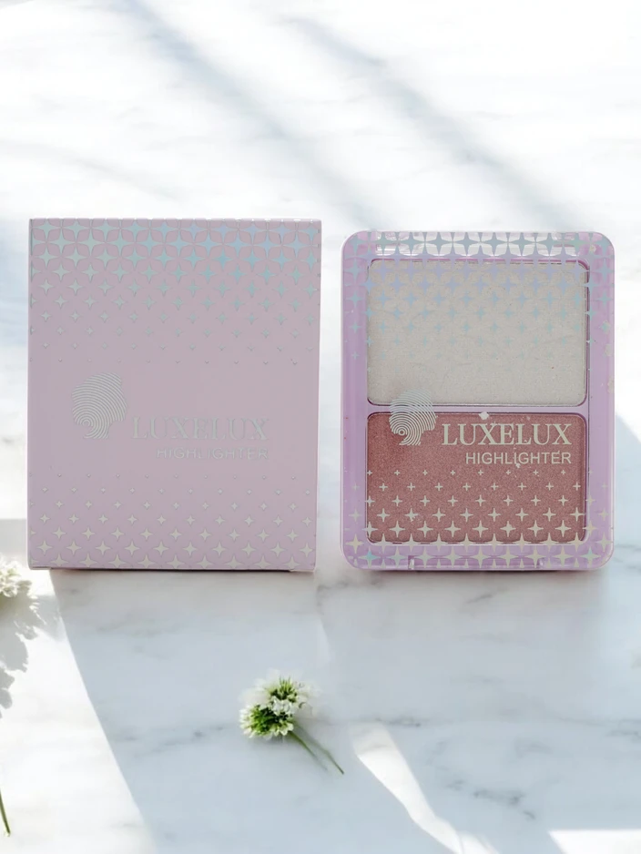 Luxelux Пресован хайлайтър камък за лице 01 7г