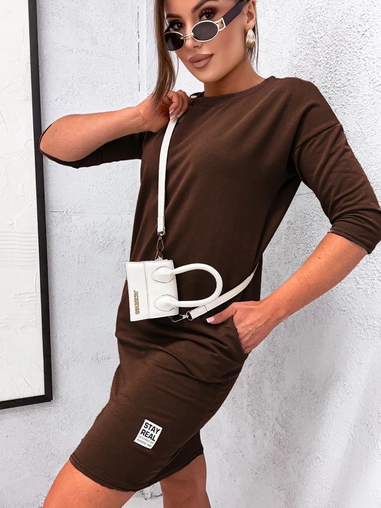 Royalfashion Дамска мини рокля от плат