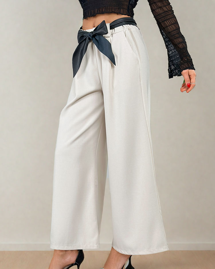 Royalfashion Дамски широки панталони