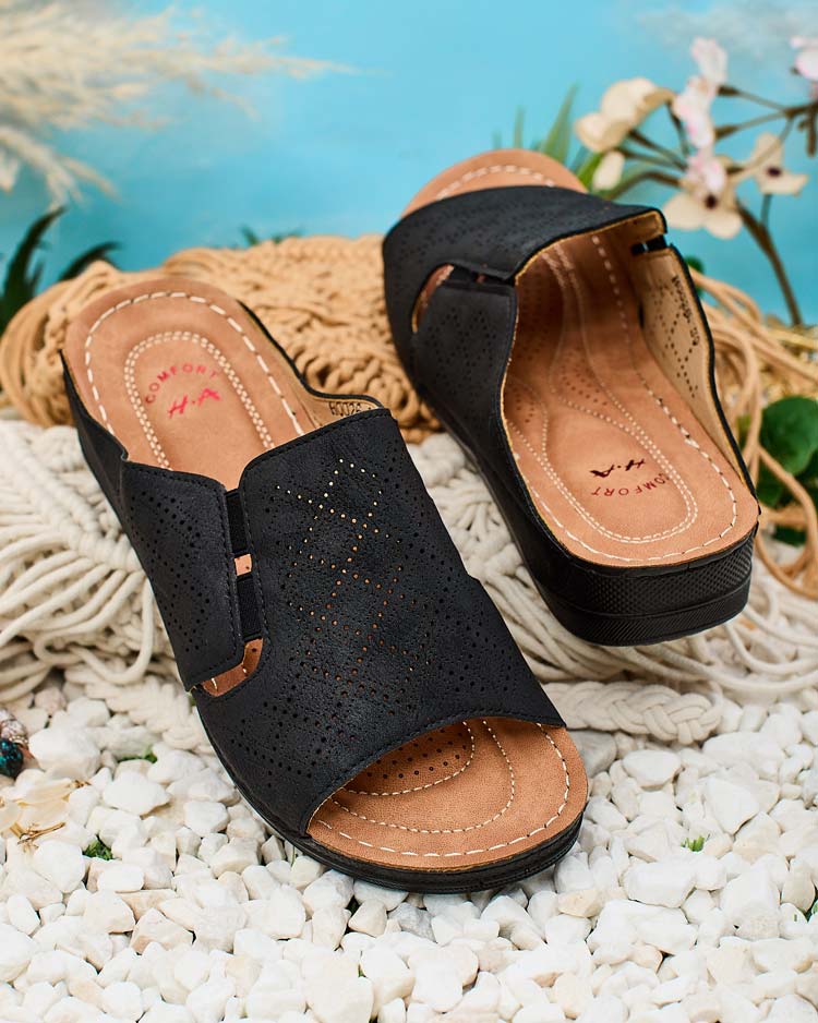 Royalfashion Дамски джапанки Mino с плоска подметка