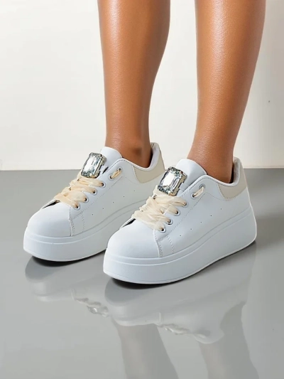 Royalfashion дамски спортни маратонки на платформа Safirrat