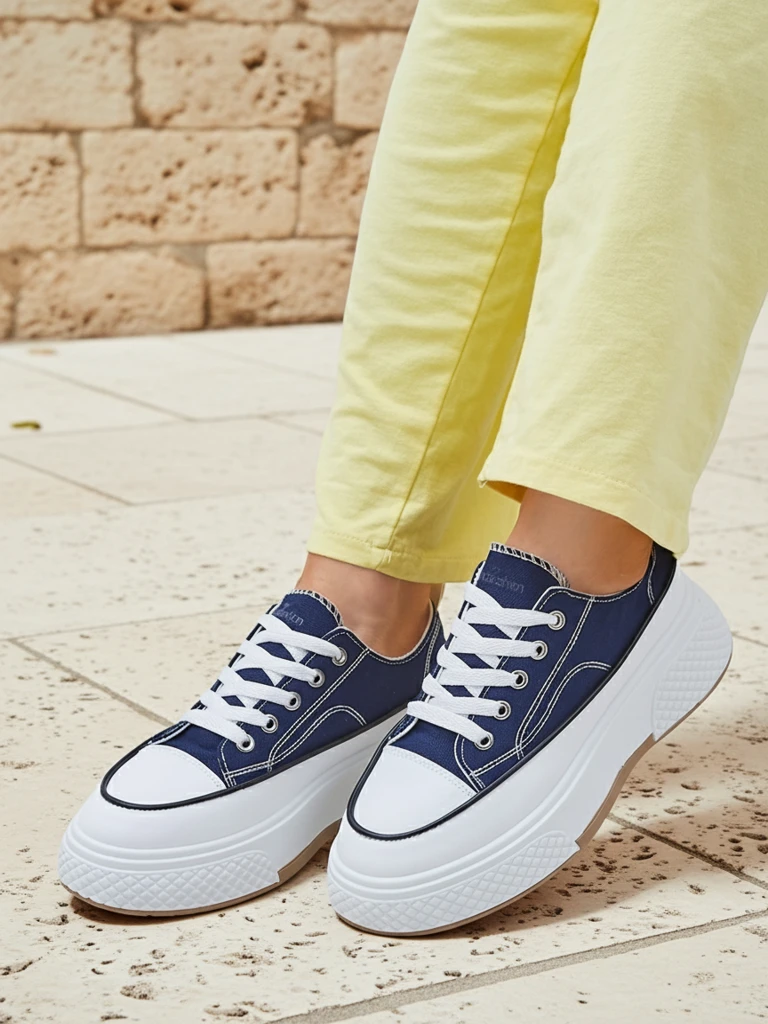 Royalfashion Женски платформи кецове Beemes