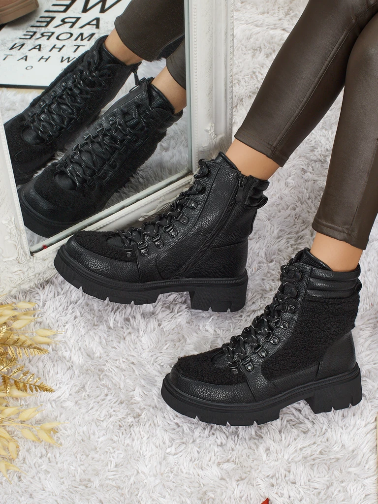 Дамски боти workeri с пух Ardella