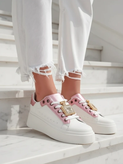 Moderna Eleganza Златни Дамски Обувки