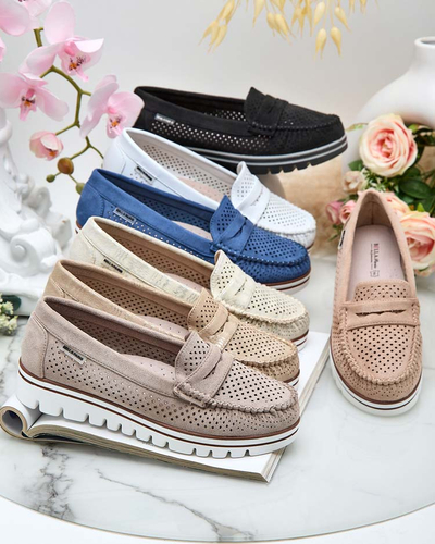 Royalfashion Ажурни дамски мокасини Leteller