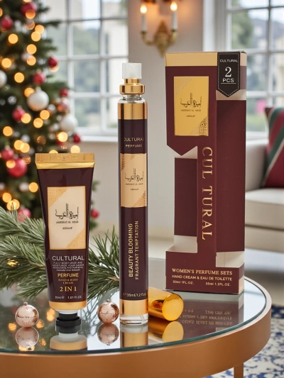 Комплект Дамски парфюм и крем за ръце Arab Burgundy