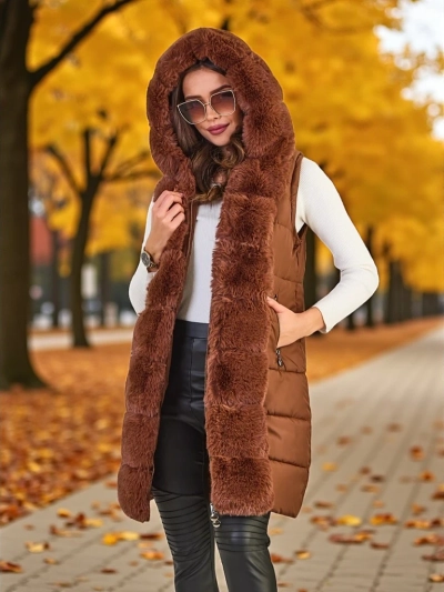 Дамско яке от Royalfashion с отстраняеми ръкави