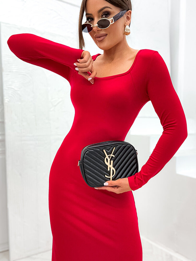 Рокли от Royalfashion за жени от дълъг плат