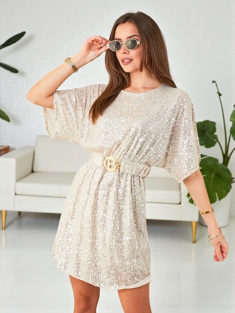 Женска рокля от Royalfashion с пайети