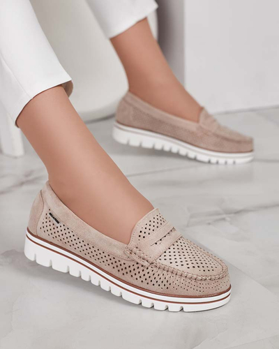 Royalfashion Ажурни дамски мокасини Leteller