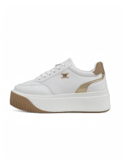 Дамски сникърси Arianna Bianco на платформа от екологична кожа 5 см