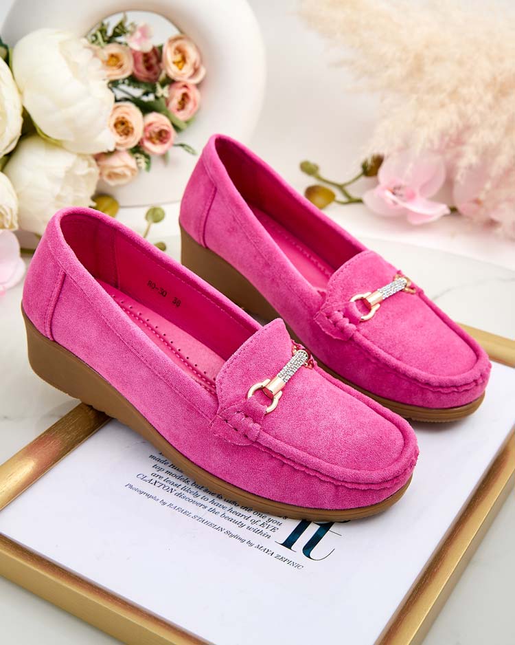 Royalfashion Дамски мокасини Eko от велур Ewo