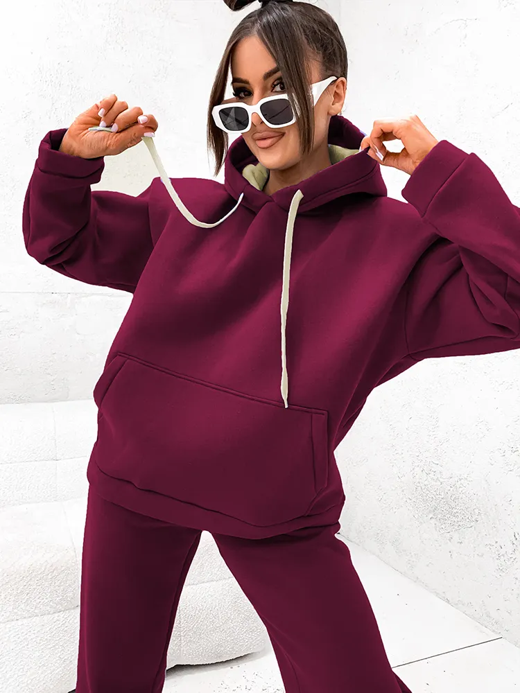 Royalfashion Памучен дамски суитшърт