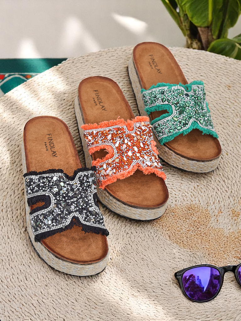 Royalfashion дамски чехли с декорации Candy Candy