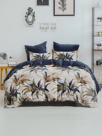 Royalfashion Шарено спално бельо 180x200 комплект 3 ЧАСТИ