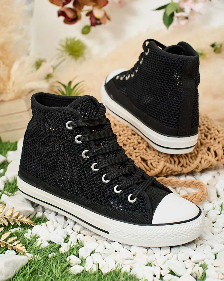 Royalfashion Дамски ажурни маратонки Nizzef