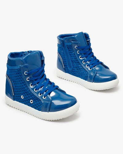 Сини момичешки маратонки Borris- Footwear