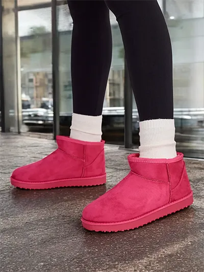 Роялфешън Къси дамски снежни ботуши а'ла Хозис