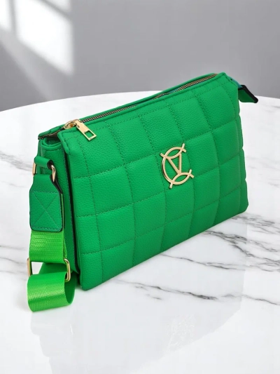 Royalfashion Клъч чанта за жени с плисирана предна част