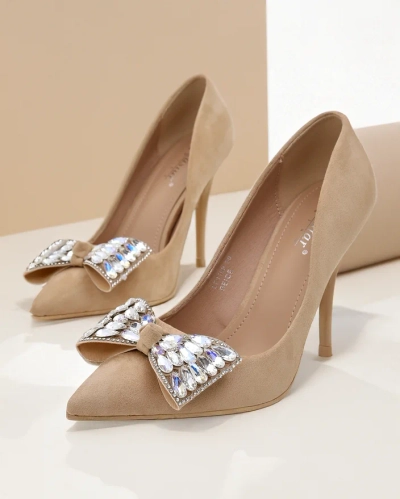 Royalfashion Женски стилети с панделка Cocarte