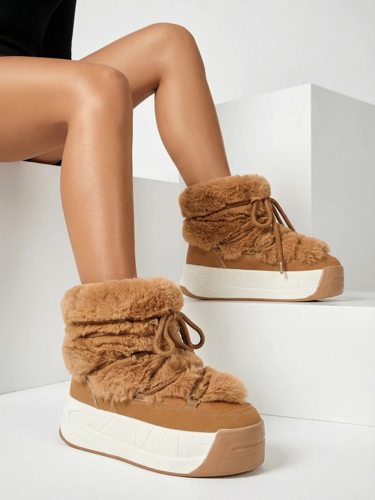 Дамски снежни ботуши Royalfashion Rozuri