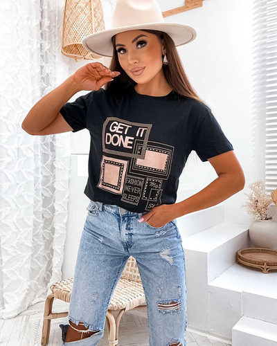 Royalfashion Дамска тениска с щампа