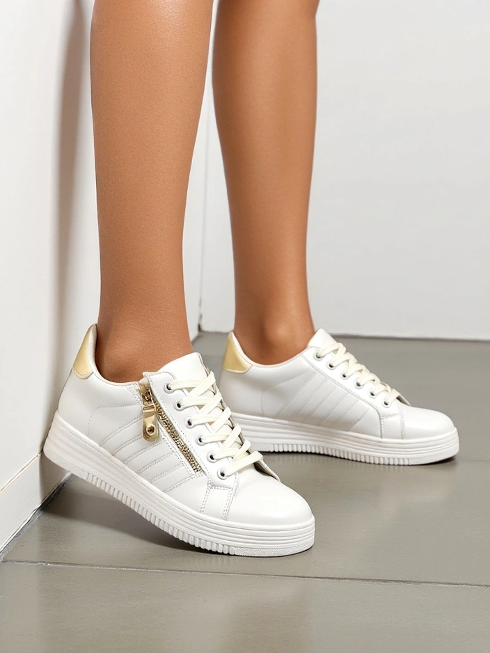 Royalfashion Женски спортни маратонки с декоративен цип Evrove