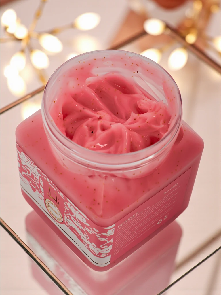 Фин зърнест пилинг за лице и тяло Berries