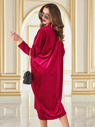 Royalfashion Дамска рокля с набиране