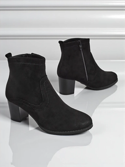 Дамски еко велурени боти на ток Crimson Echo