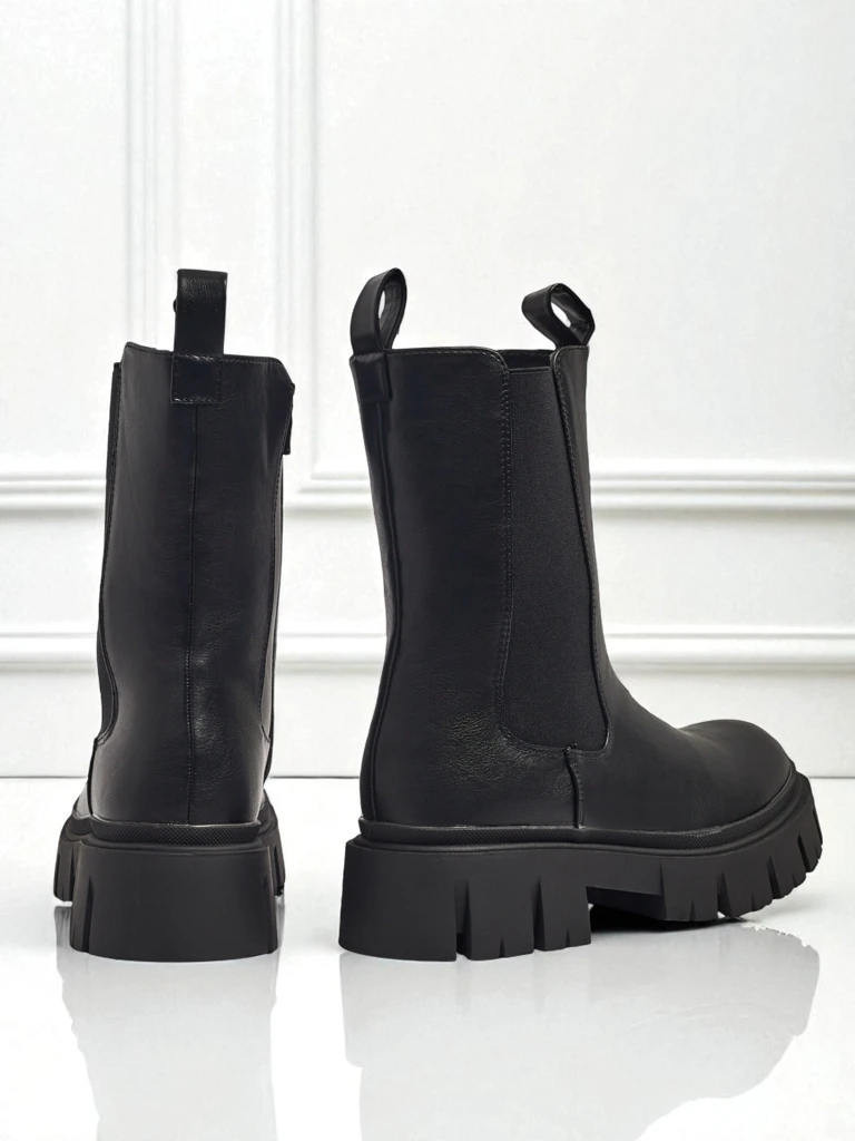 Високи дамски еко кожени боти Dorvella