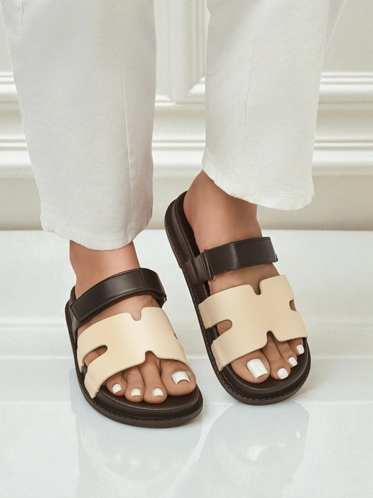 Royalfashion дамски сандали от еко кожа FlexiComfi